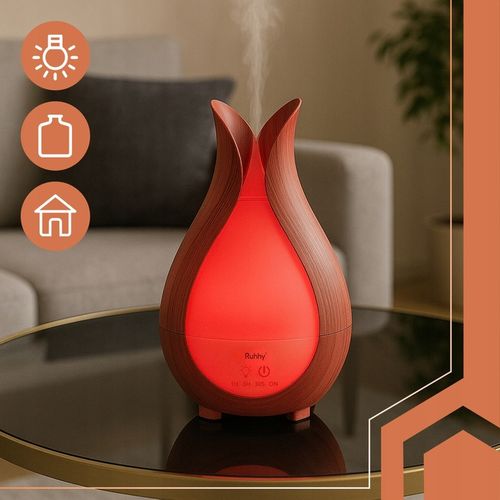 Nawilżacz Powietrza Dyfuzor Ultradźwiękowy Zapachowy Aromaterapia LED na Arena.pl