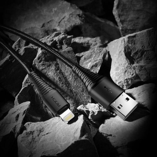 ROCK LIGHTNING CABLE 200CM BLACK na Arena.pl