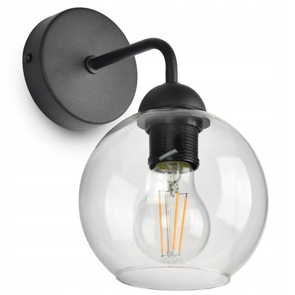 Szklana Lampa Ścienna Kinkiet LED KULA KULE zdjęcie 6