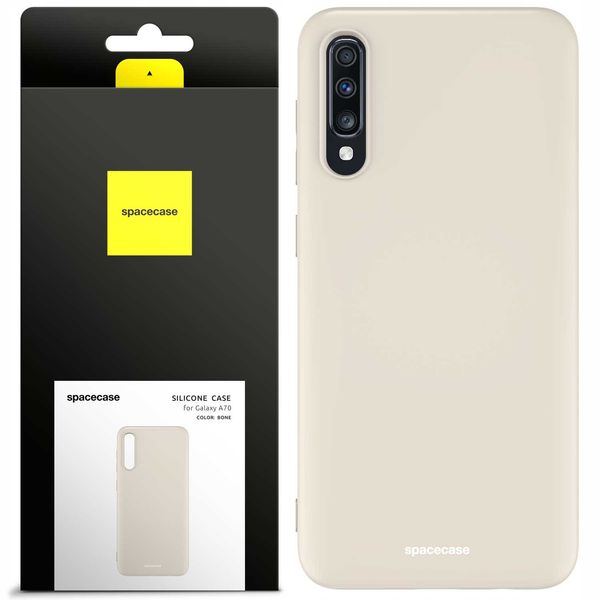 Spacecase Silicone Case Galaxy A70 Bone zdjęcie 1