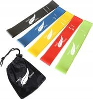 GUMY DO ĆWICZEŃ TRENINGU FTINESS ZESTAW 5szt GUM OPOROWYCH TAŚMY MEDI SLEEP