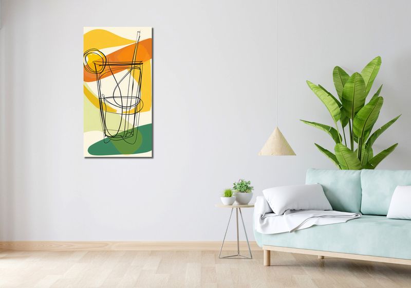 Obraz 50x100cm Koktajl Artystyczny zdjęcie 2