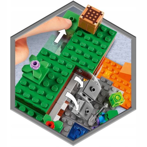 LEGO MINECRAFT Opuszczona kopalnia 21166 na Arena.pl