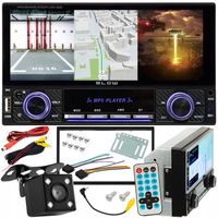 RADIO SAMOCHODOWE 2-DIN 7 CALI DOTYKOWE USB-C BLUETOOTH WIFI KAMERA COFANIA
