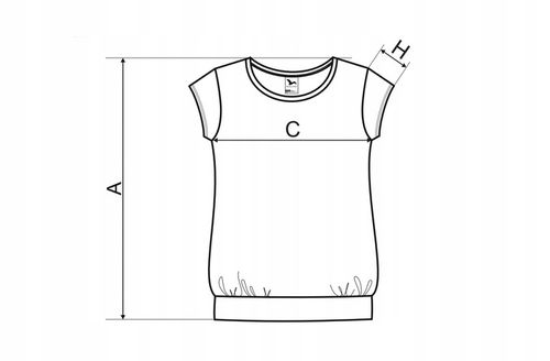 Koszulka bluzka damska luźny krój CITY lturkus XL na Arena.pl