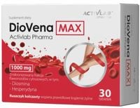 DIOVENA MAX diosmina hesperydyna serce krążenie Activlab 30 tabletek
