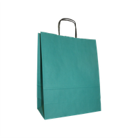 Torba papierowa 32 x 12 x 41 cm, 50 szt. zielona AWIH