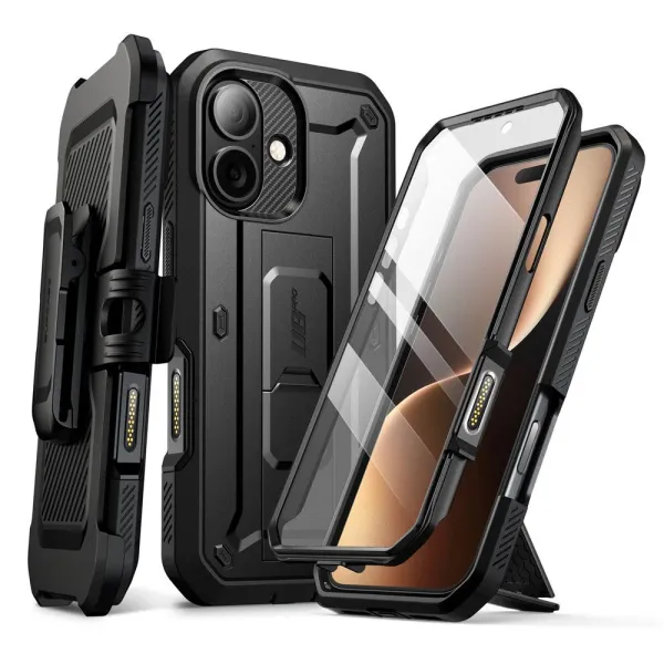 Etui Supcase UB Pro na iPhone 17 - czarne zdjęcie 1