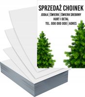 Ulotki A5 1000 szt reklamowe firmowe duży wybór wzorów SPRZEDAŻ CHOINEK