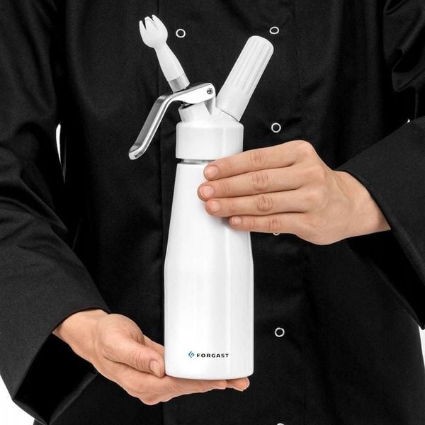 SYFON DO BITEJ ŚMIETANY POJ. 0,5 L FORGAST FG11281 zdjęcie 1