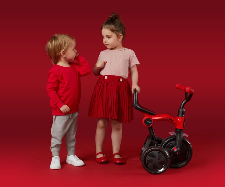 MILLY MALLY Qplay Rowerek trójkołowy Ant red zdjęcie 2