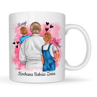 Prezent Dla Babci Kubek Z Wnukami Na Urodziny Imieniny Upominek
