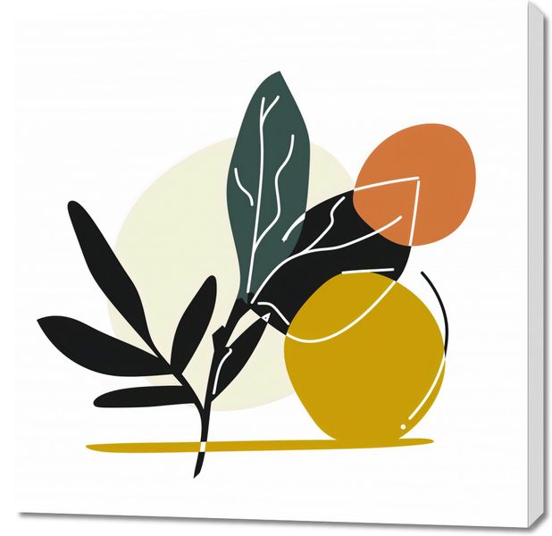 Obraz 90x90cm Elegancka Flora zdjęcie 1