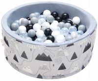Suchy basen z piłkami kulkami 200szt dla dzieci piłeczkami 80x30 WELOX