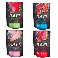 Karma mokra dla psa Dolina Noteci RAFI PREMIUM saszetki mix smaków 40x300g