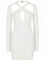 Sukienka DAVID KOMA biały XS