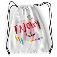 Plecak Dla Kucharza Sportowy Szkolny Worek Torba Z Nadrukiem Ze Zdjęciem