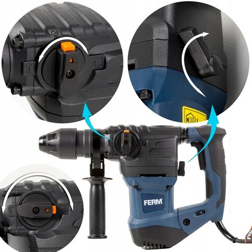 MŁOTOWIERTARKA MŁOT UDAROWY FERM 1500W 6J SDS+ na Arena.pl