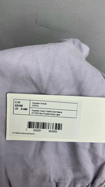 ARKET LILAC PURPLE DUSTY LIGHT 62/68 zdjęcie 2