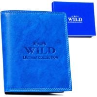 duży, skórzany portfel męski - always wild