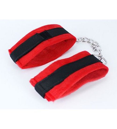 Komplet zniewolenia Bondage kit red zdjęcie 4