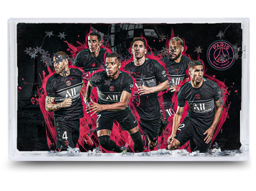 Akwarium - Ramka wodna 3D - Neymar, Messi, Ronaldo na Arena.pl