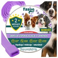 OBROŻA DLA DUŻEGO PSA z Feromonami na Stres Uspokajająca Antystresowa Fazoo