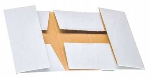 karton fasonowy 250x200x80mm biały-brązowy 3w e 350g/m2 na Arena.pl