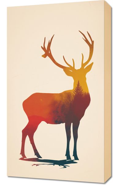 Obraz 40x70cm Światło Leśnego Monarchy zdjęcie 1