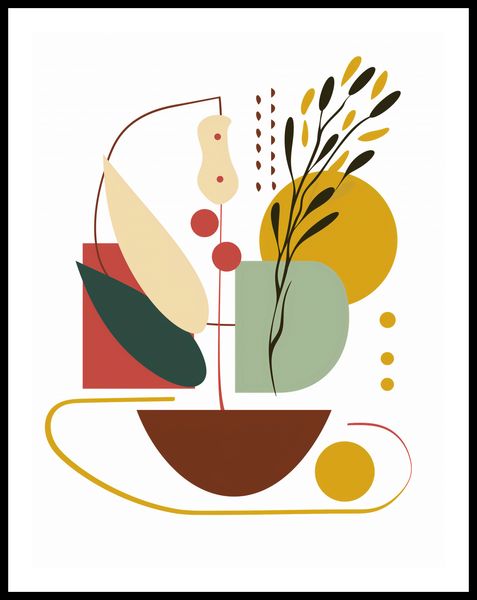 Plakat 50x65cm Harmonia Natury Martwej zdjęcie 3