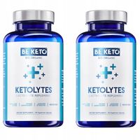 BeKeto Keto Elektrolity Ketolytes Magnez Potas Cynk Sód Wapń 180kap ENERGIA