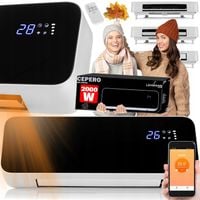 KURTYNA POWIETRZNA TERMOWENTYLATOR GRZEJNIK ELEKTRYCZNY 2000W Wi-Fi +