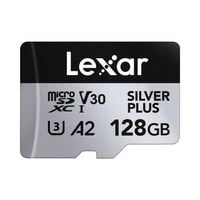 Lexar Pamięć Karta Pamięci Micro SDXC 128GB Silver Plus UHS-I U3 V30 A2 C10