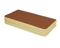 materac gimnastyczny Gamma 200x100 dwuczęściowy 8 cm beżowo-brązowy