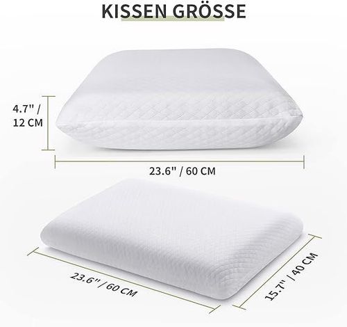 Poduszka z pianki memory 40 x 60 cm ergonomiczna na Arena.pl