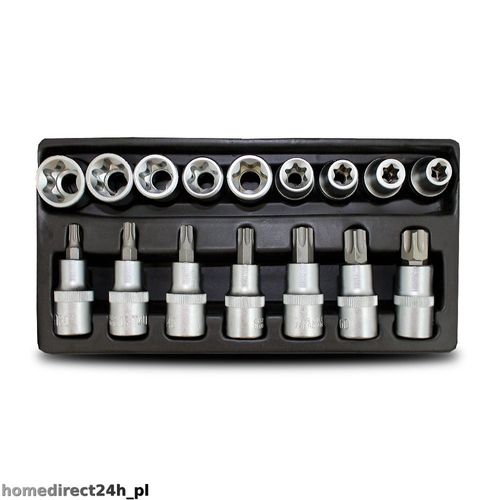 Nasadki torx, bit, imbus 16 elementów - 1 sztuka na Arena.pl