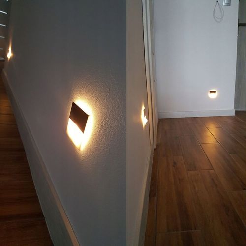 Oprawa schodowa oświetlenie schodowe lampka na schody LED 230V Q1 na Arena.pl