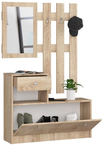 ZESTAW MEBLI NA PRZEDPOKÓJ DĄB SONOMA na Arena.pl