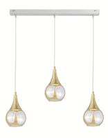 Lampa wisząca 3xE27 LACRIMA WHITE
