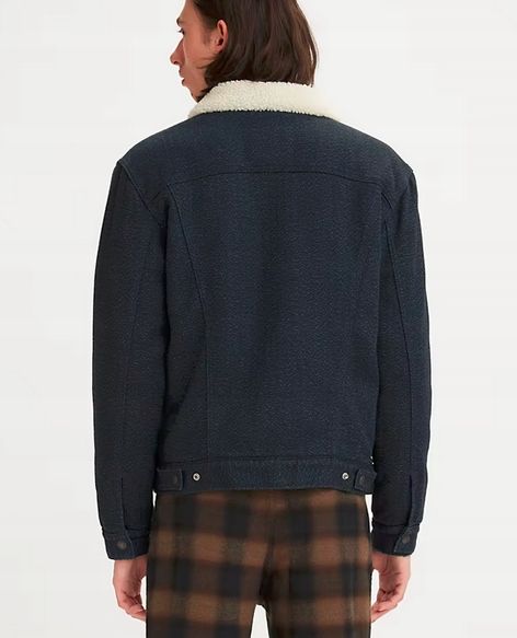 Levi's Levis kurtka Type 3 Herringbone Sherpa Trucker Jacket roz. L zdjęcie 6