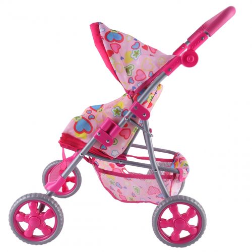 WOOPIE ROYAL Spacerówka Wózek dla Lalek Serca Kolorowe na Arena.pl