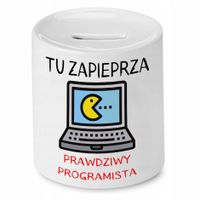 Skarbonka Informatyka Prawdziwy Programista Z Nadrukiem Ze Zdjęciem