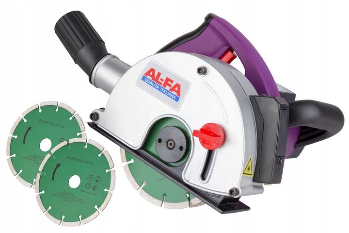 BRUZDOWNICA ELEKTRYCZNA DO BETONU FREZARKA ZESTAW NARZEDZIA TARCZE 3100 W zdjęcie 11