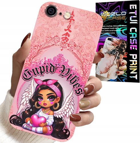 ETUI DO IPHONE ( 6 PLUS ) - CUPID VIBES Z UROCZĄ ANIOŁKIEM PLECKI na Arena.pl
