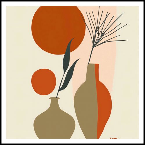 Plakat 90x90cm Wazy w Czerwieni na Arena.pl