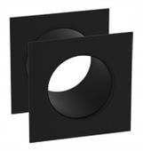 TULEJE WENTYLACYJNE DO DRZWI KWADRATOWE CZARNE