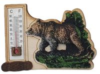 termometr z magnesem niedźwiedź    7,5 x 10 cm  nr.131