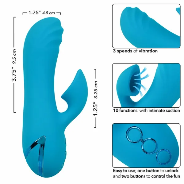 calexotics sunset beach seducer stymulator 10 trybow, silikon zdjęcie 9