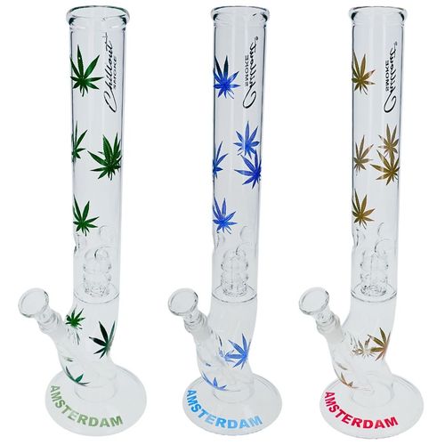 Bongo szklane Chillout Smoke Amsterdam 45 cm Perkolator Fajka Wodna na Arena.pl