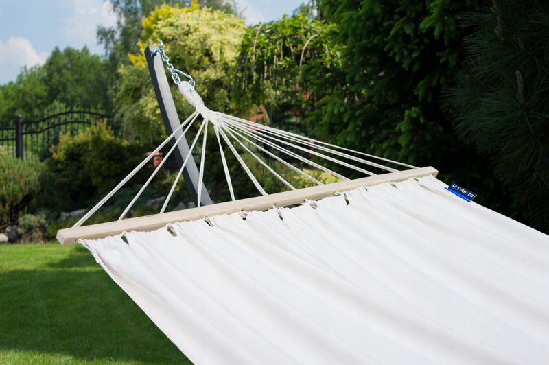Hamak ROMA XL Ecru Poprzeczka zdjęcie 2